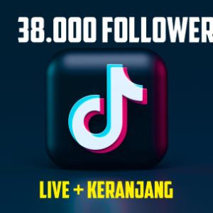 Akun Tiktok 38000 Follower Siap Live + Keranjang Kuning
